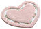 Zhi Jin 1Pc Sweet Heart Front Door Mat Retro Floor Floral Rose Kitchen Rug Mats Pad Home Pink 17.7x19.6