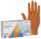 Bericah, Derma Nytril Diamante,Guanti in Nitrile, Senza Polvere, Taglia XL, EXTRA GRIP, SPESSORE MAGGIORATO, Colore Arancione, 50 Pezzi