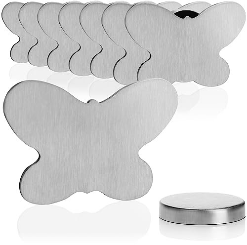 com-four® 8X Tischdeckenbeschwerer - Tischtuchgewichte aus Edelstahl - magnetische Tischtuchklammer - ca. 55 g