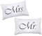 Kopfkissenbezüge „Mr. & Mrs.“, Geschenk zu Hochzeit, Jahrestag, Weihnachten, romantische Geschenkidee für Paare Mr and Mrs
