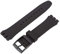 Wingbind - Cinturino di ricambio in silicone, 17 mm/19 mm/20 mm, con fibbia a sgancio rapido per Swatch, unisex adulto, Nero , 17 mm