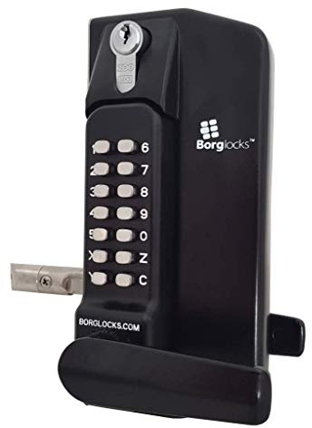 Borg Locks (BL3430DKO) Digital Metal Gate Lock - Back to Back - 2 Keypads + Key Overide