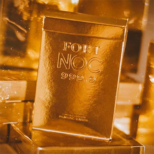 SOLOMAGIA Fort NOC (Gold) Playing Cards