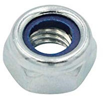 D2D | VPE: 4 Stück - Selbstsichernde Muttern niedrige Form - Größe: M30 - DIN 985 - galvanisch verzinkt - Sicherungsmuttern