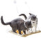 CUBY Cat Window Perch for 360°Sunbath,Safety Hammock Window Seat,Sturdy Heavy Duty Suction Cups Cat Bed Holds up to 30lbs,Easy to Assemble,Window Hammock cat Perch