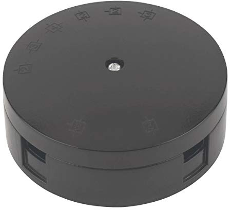 2 X Terminal Heavy Duty Junction Box Black