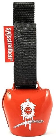 Das Original!! swisstrailbell® BlackForest Edition Deep Red: Just Escape, Trailbell, Fahrradklingel