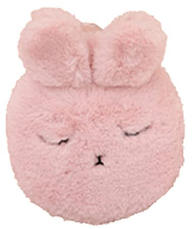 CHUANGOU 1 Stück Wärmflasche mit Bezug，Abnehmbare Wärmflasche，für Erwachsene & Kinder für Rücken, Bauch & Unterleib bei Schmerzen（Rosa）.