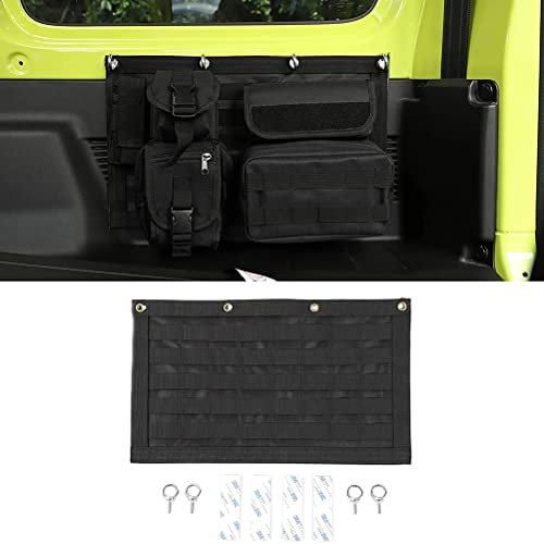 REISEA Auto-Heckklappen-Aufbewahrungstasche für Suzuki Jimny JB64 JB74 2019 2020 2021 2022 Multifunktionales Werkzeug-Kit Taschen-Organizer-Zubehör