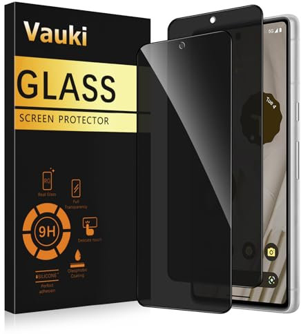 Vauki Protector Pantalla Privacidad para Google Pixel 7 5G 2 Piezas,Cristal Templado Anti Espía,Anti-Espía Vidrio Película,9H Dureza,Anti-Arañazo,Sin Burbujas,Privacy Screen Protector,6.3