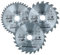Lot de 3 lames de scie circulaire 190 mm x 30 mm 20 24 40 dents TCT Disque de coupe bois