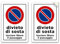 Readyprint, Adesivi Divieto di Sosta, lasciare libero Il passaggio, mis. 20x30 cm, cartello in vinile morbido, impermeabile, 2.PZ