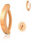 Candyfancy 14G Clicker Bauchnabelpiercing Titan Antiallergie Bauchnabelpiercing Gold 10mm Nabelpiercing Belly Piercing Bauchnabel Körperschmuck für Damen Herren