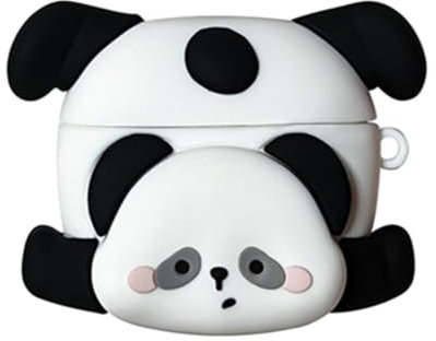 GULVQYF Lustige, niedliche Cartoon-Handstand-Panda-Kopfhörer-Hülle für Airpods 3 Generation Headset, 3D-Silikon-Schutzhülle, weiche Hülle, geeignet für Jungen und Mädchen