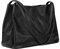 Kattee Borsa a tracolla in vera pelle da donna, morbida, con chiusura magnetica superiore, Nero , L, Rétro