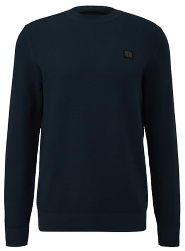 s.Oliver Pullover mit Logo-Patch