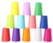 12 Pezzi Bicchieri di Plastica Riutilizzabili Colorati, Tazza di Plastica Acqua Infrangibile, Tazze Picnic 260 ml, Bicchieri Plastica Rigida Lavabili Bambini per Cucina, Feste, All'aperto, Campeggio