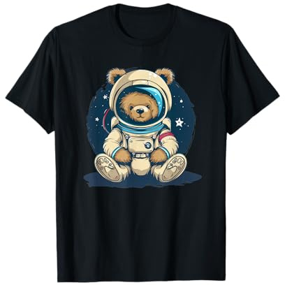 Pretty Space Teddy Bear for Adults and Kids T-Shirt