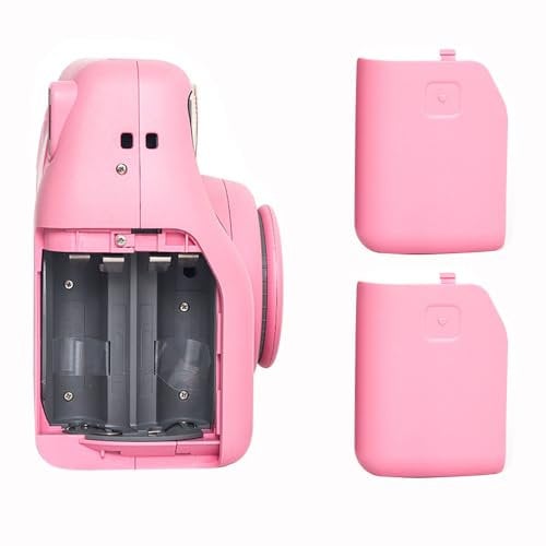 2 Pack Battery Cover Replacement for Instax Mini SE, Battery Door Cover Side Shell for Mini SE Instant Camera Accessories (Pink)
