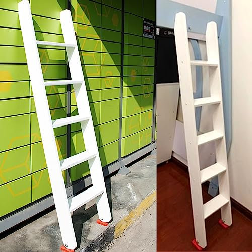 LJGYYDS Leiter für Etagenbetten aus Massivholz, Kletterleiter mit rutschfesten Gummifüßen, Etagenleiter für Schlafsaalbett und Hochbett, 49/59 hohe gerade Leiter