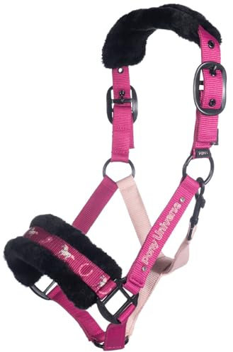HKM Polly Head Collar Magenta Shetland Pony