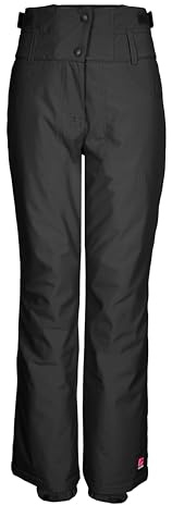 killtec Mädchen Skihose/Funktionshose mit Schneefang KSW 212 GRLS SKI PNTS, schwarz, 164, 43649-000
