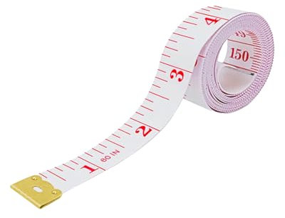 Body Measuring Tape, 150 cm/60 Inch Soft Sewing Measuring Tape Ruler Dual Sided Tape Measure for Measure Body/Chest/Waist Circumference, Pink 1Pcs