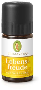 PRIMAVERA Duftmischung Lebensfreude 5 ml - Orange, Frangipani und Litsea - Aromaöl, Duftöl, ätherisches Öl Aromatherapie - ausgleichend - vegan