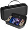 Hzycwgone Case for MSI Claw 8 AI+(2025),Travel Carrying Bag Cover for MSI Claw 8 AI+ A2VM Handheld Gaming,Hard Case with Stand Mode & Mesh Pocket for MSI Claw 8 AI+ Accessories(Black)