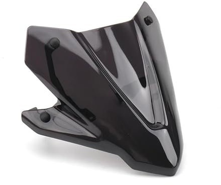 VTSGBLS Motorrad Spoiler Motorradzubehör Für CB750 Für Hornet 2023 Windschild-Deflektor Frontverkleidung Motorrad-Windschutzscheibe(Schwarz)