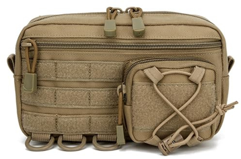 Taktische Molle Tasche, Utility Admin Taschen mit Mehreren Taschen, Erste Hilfe Hüfttaschen Bauchtasche zum Wandern, Camping, Angeln, Reisen