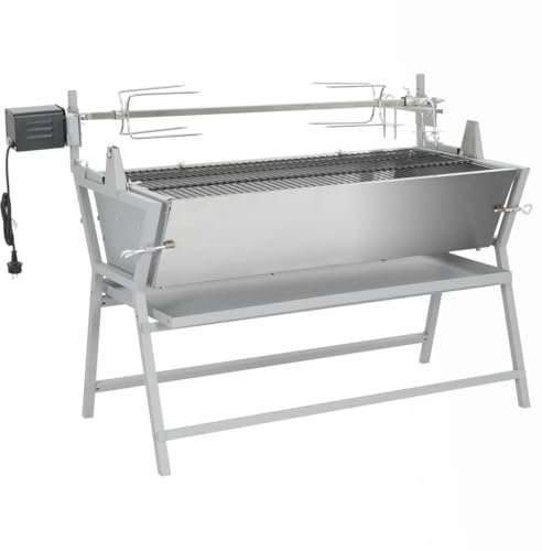 Asador barbacoa, Snsowed Barbacoas De Carbon Y Leña, Barbacoa Portatil, Barbacoas Terrazas Pisos, Parrilla Barbacoa, Barbacoas Exterior, de hierro y acero inoxidable