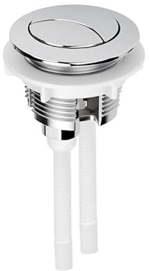 1 Pack Toilet Flush Button Replacement, 38 mm Dual Push Toilet Flush System Replacement Kit, Durable ABS Cistern Flush Button Kit