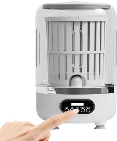 Mini Waschmaschine | 3-3000mAh Waschgerät - Tragbare Unterwäsche Waschmaschine - Für Reise Camping Badezimmer Babykleidung Socken T-Shirts Unterhosen