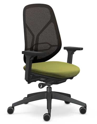 Sedus se:kit pro ergonomischer Bürostuhl mit Membranbespannung, Lordose, 3D Armlehnen, Sitz mit Tiefenverstellung, Höhenverstellbar 40-53cm, bis 150kg belastbar, Made in Germany