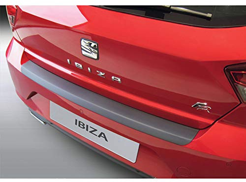 RGM ABS Heckstoßstangenschutz kompatibel mit Seat Ibiza 6F 5-türer SE/FR 2017- Schwarz, Mattschwarz