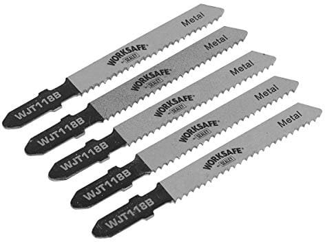 Worksafe WJT118B 55mm 12tpi Jigsaw Blade Metal - Pack of 5