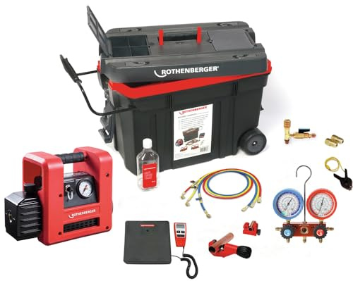 ROTHENBERGER ROCADDY 120 R32 Evakuieren und Befüllen Set, Analog | 1000002560 | Klimaanlagen, Kälteanlagen für Wartung und Reparatur