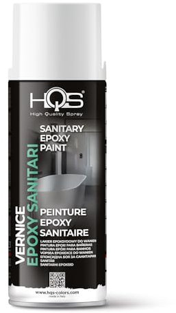 HQS Bomboletta di Vernice Spray 400ml Bianco Sanitari (1)