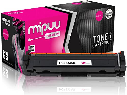 Mipuu Toner kompatibel für HP CF533A 205A Magenta Rot für HP Color Laserjet Pro M154 MFP M180 MFP M180N MFP M181 MFP M181FW Druckerpatrone