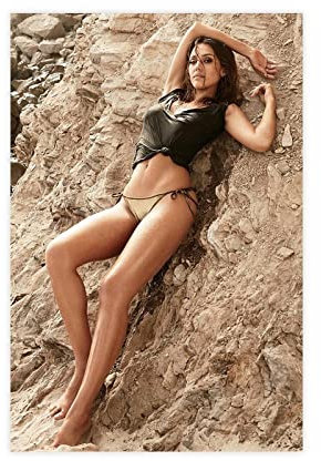 Star Jessica Alba 29 Leinwand-Poster, Wandkunst, Dekoration, Bild für Wohnzimmer, Schlafzimmer, Dekoration, Rahmen-Stil, 30 x 45 cm