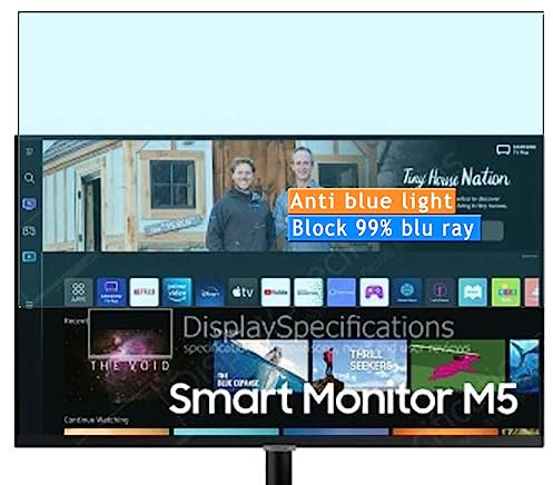 Vaxson 2 Stück Anti Blaulicht Schutzfolie kompatibel mit Samsung M5 M50C M50 S27CM501EN S27CM500EN 27 Monitor Bluelight folie Displayschutzfolie ( nicht Panzer Schutz Glas folie nicht PanzerGlas )