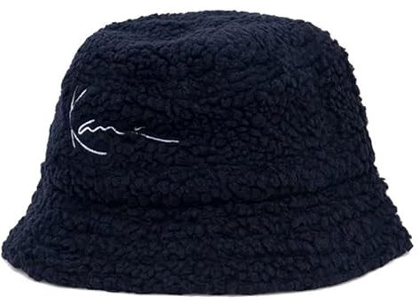 Karl Kani Herren Mütze Signature Teddy Bucket Hat 7015654 Marineblau OSFM