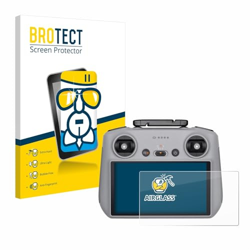 BROTECT Schutzglas für DJI RC 2 | Transparenter Displayschutz Made in Germany Schutzfolie Panzer Folie Glas 9H Anti-Fingerprint Einfache Montage Clear