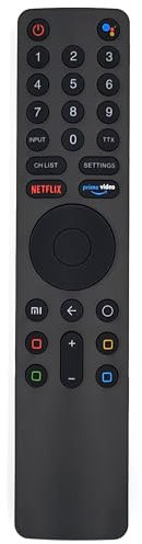 Ersatz TV Fernbedienung für Xiaomi XMRM-010 / Bluetooth Sprachfernbedienung mit Google Voice Assistant/Netflix PrimeVideo Tasten