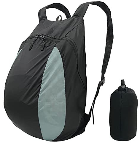 Mochila para motocicleta, impermeable, extensible, 28 L, bolsa portacascos, correa para cascos, gran capacidad, portátil