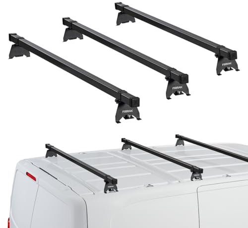 Firrak Fahrzeugspezifischer Stahl Dachträger für Ford Transit 7 VII MK7 L3H3 ab 2014