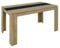FURNITABLE Esstisch, Esszimmertisch Holztisch für Küche, Minimalistisches Design, Esstisch für 4, 120x70x75cm, Eiche und Schwarz
