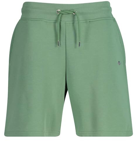 GANT Herren REG Shield Sweat Shorts, Kalamata Green, L