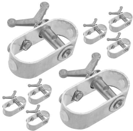 BESPORTBLE 8stücke Seilwindenspanner Für Winterabdeckung Pool Seil Kabel Drahtspanner Kleine Handwinde Mini-Winde Poolabdeckungswinde Klemme